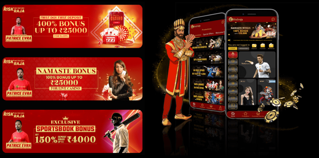 Every day, over 1,000 sports events are offered by the Khelraja sportsbook on a variety of sports.