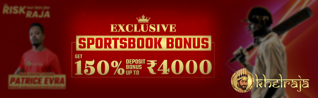 Players can get a bonus of 150%, up to INR 4,000, after making their first deposit.